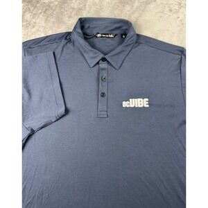 Travis Mathew Shirt Mens XL Oceanside Solid Polo OCVIBE NWT Golf‎ Performance